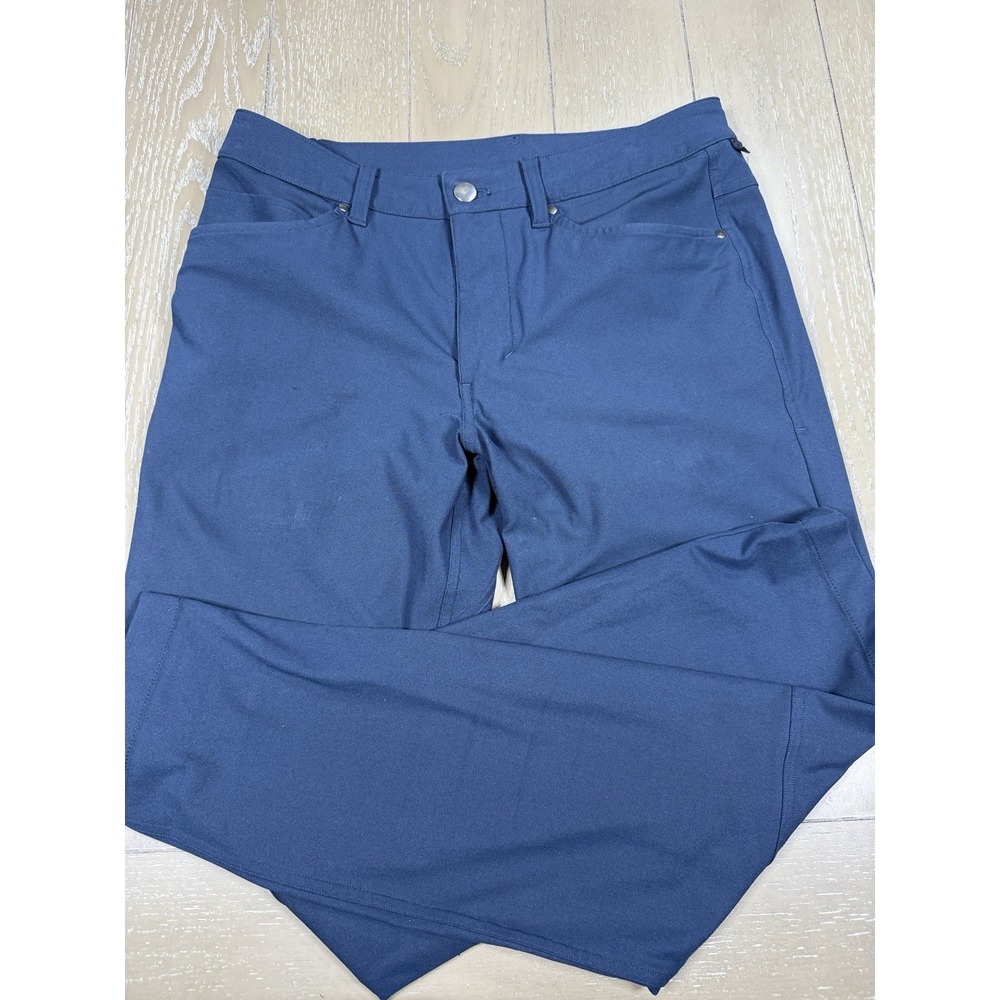 Lululemon Pants Mens 28 Navy ABC Slim Warpstream Stretch Travel Casual - Picture 10 of 16